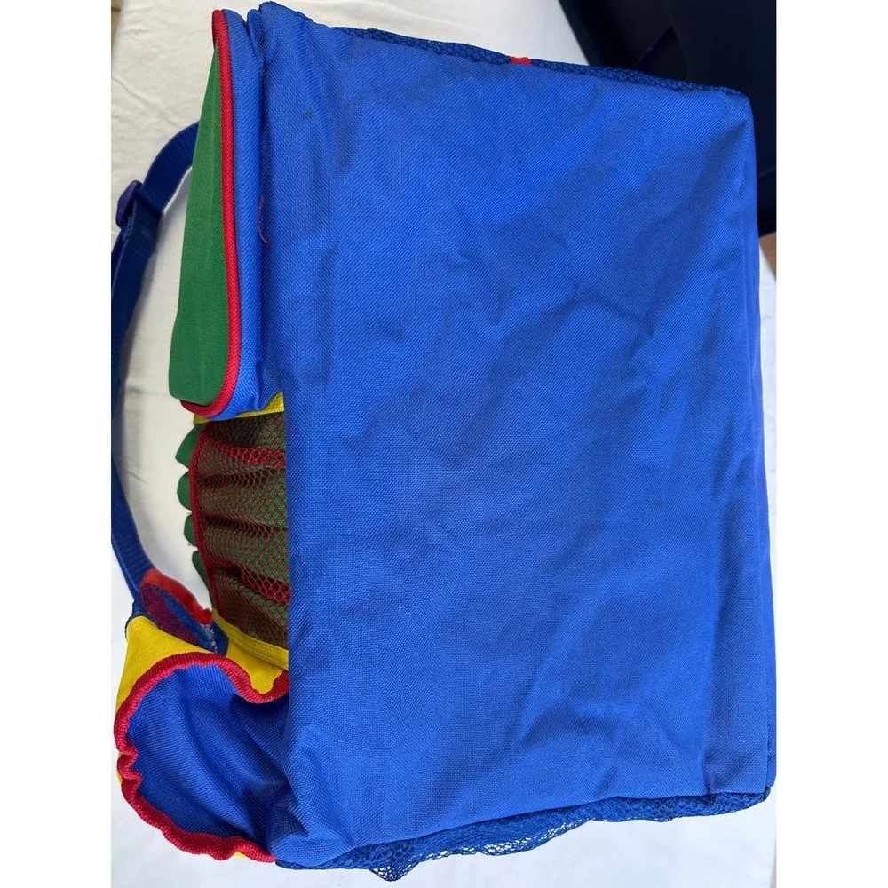 Vintage Avon Kids Car Organizer color block Travel Storage Bag F926561